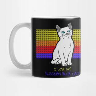 Russian Blue Cat Mug